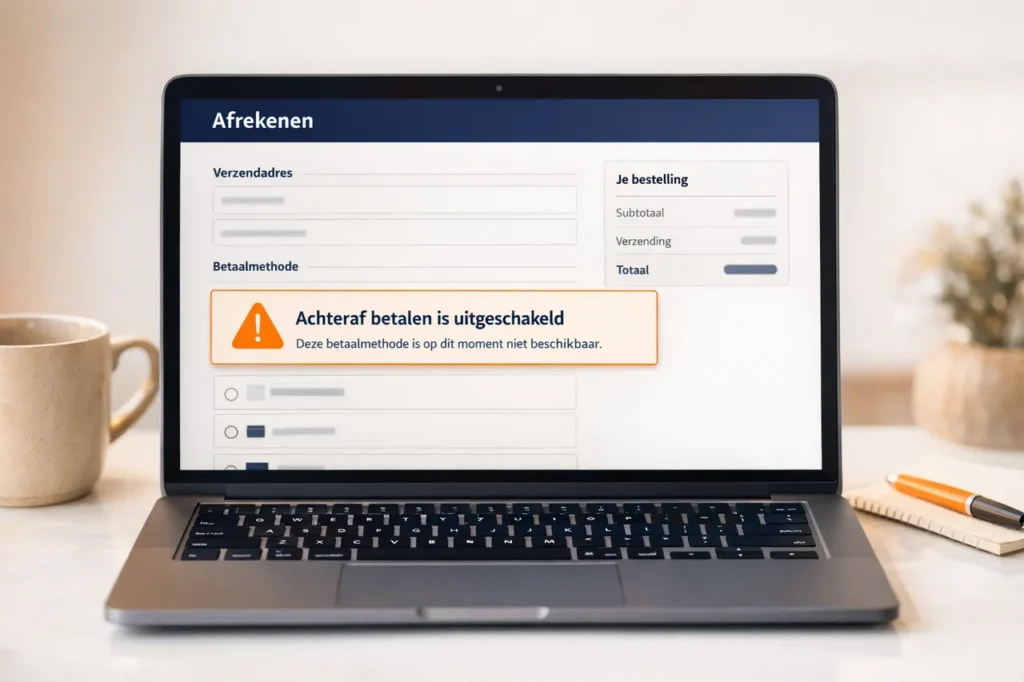 Billink casino achteraf betalen uitgeschakeld bij casino