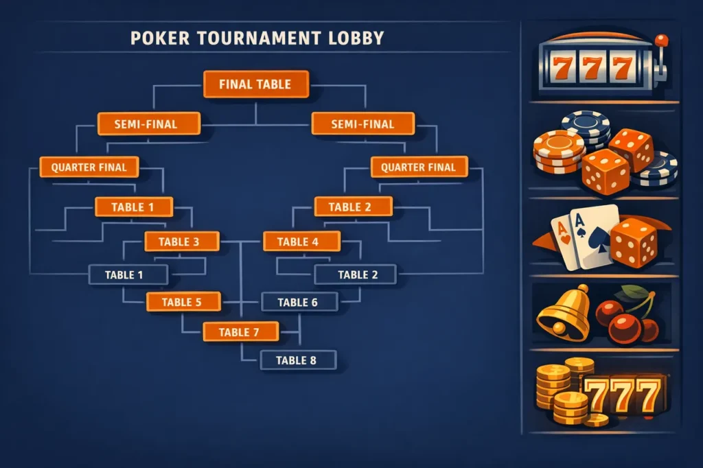 GGPoker casino live tafels en VIP ladder