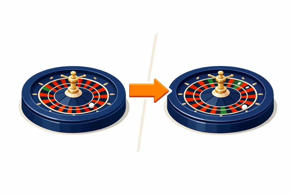 Amerikaans roulette versus Europees roulette huisvoordeel