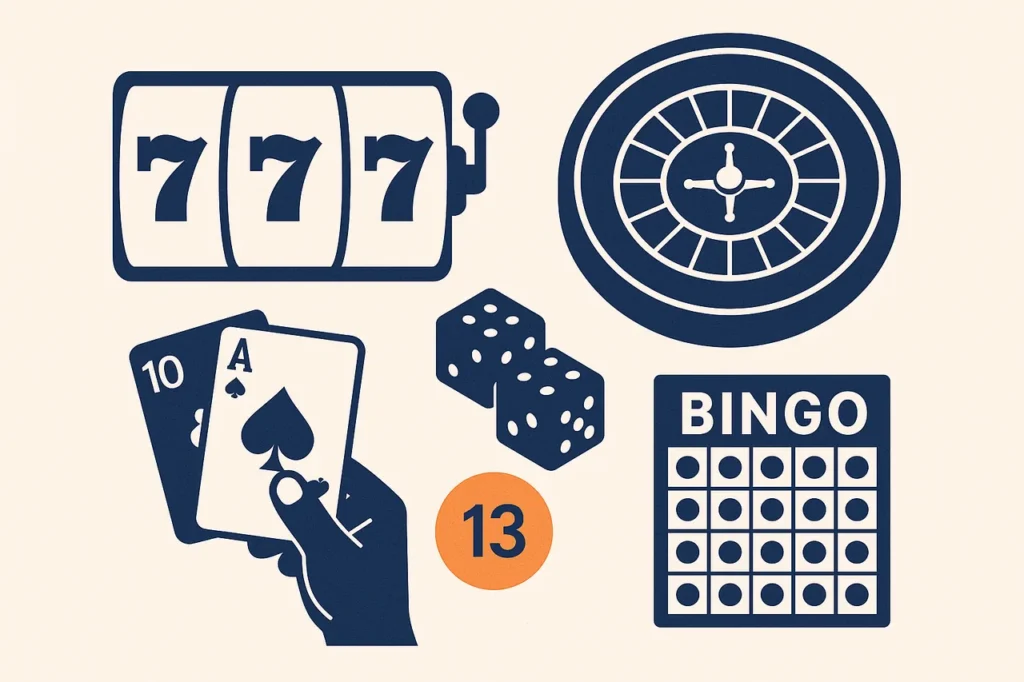 Overzicht casino spellen bij buitenlandse operators
