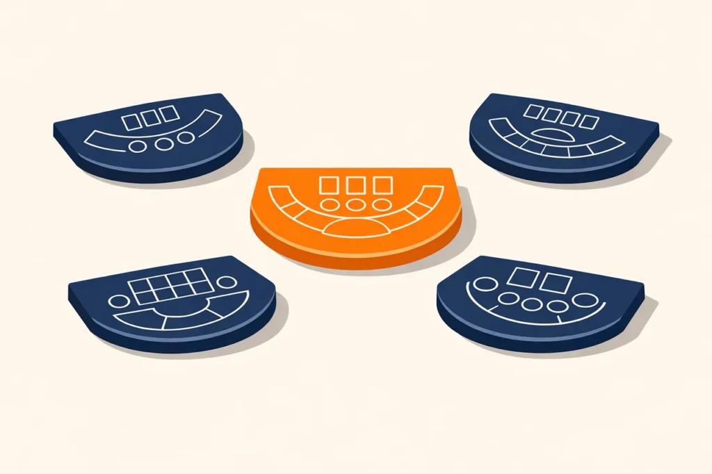 Casino poker varianten layout overzicht