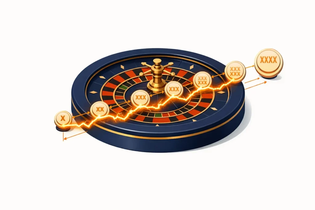 XXXtreme Lightning Roulette chain multipliers tot 2000x