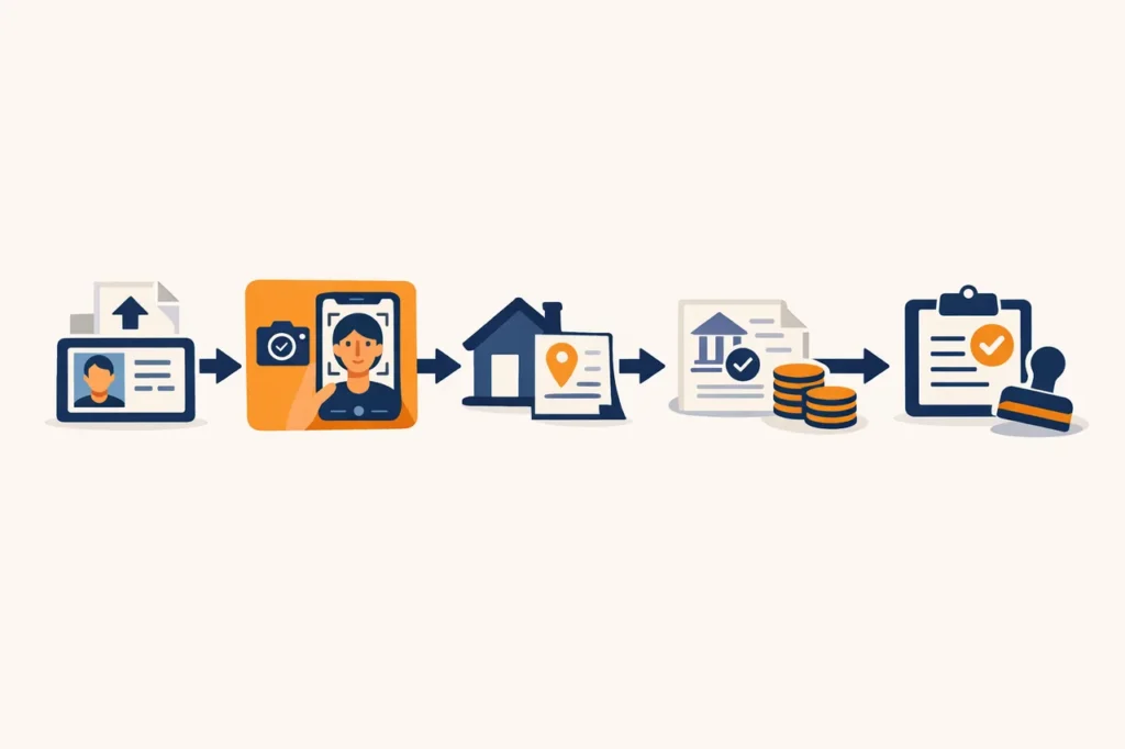 Casino zonder iDIN document upload KYC flow