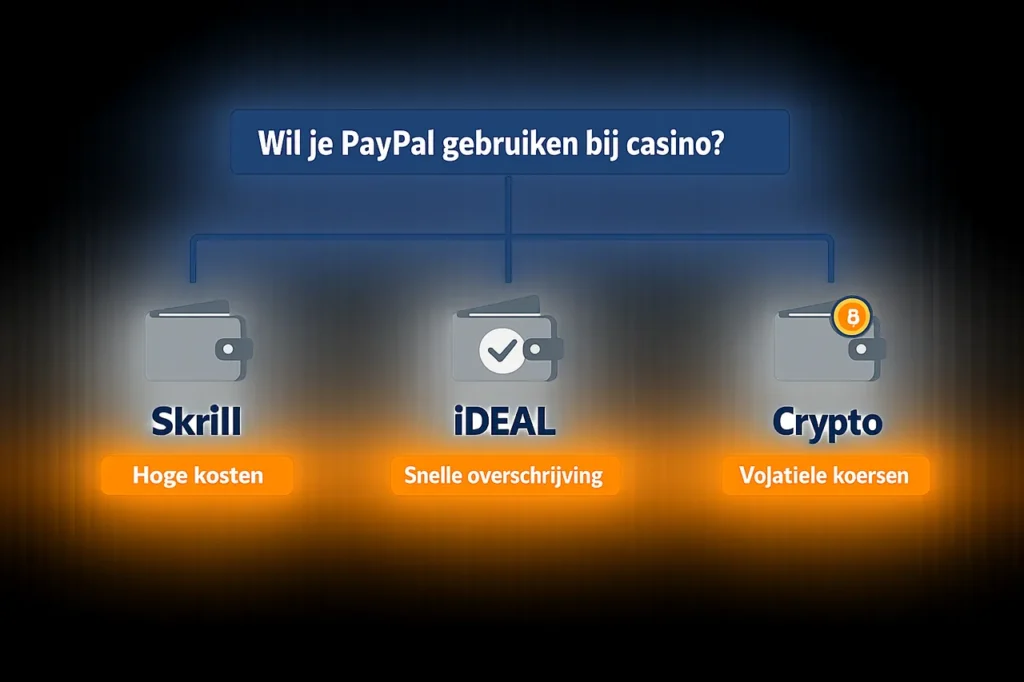 PayPal casino alternatieven beslisboom voor Nederlandse spelers